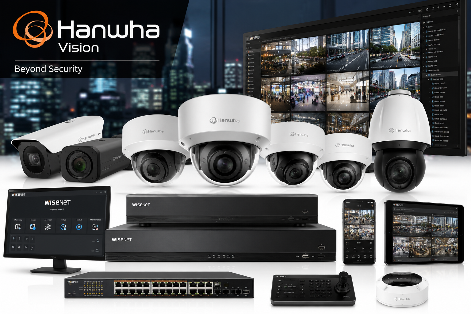 Hanwha CCTV Equipment