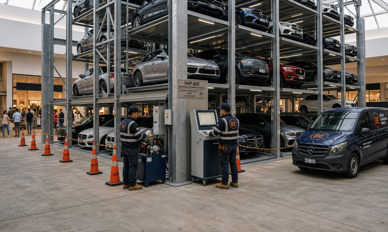 MUTRADE-Automated Mechanical Parking System installation